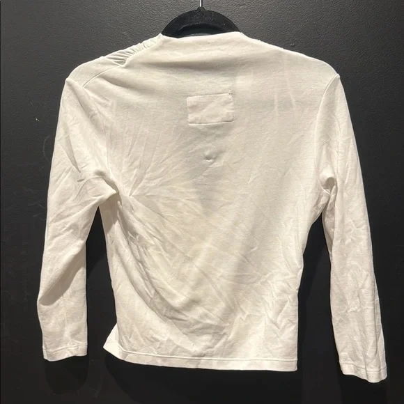 Maeve by Anthropologie Cotton Blend Crossover Wrap Top XSmall - Picture 3 of 3